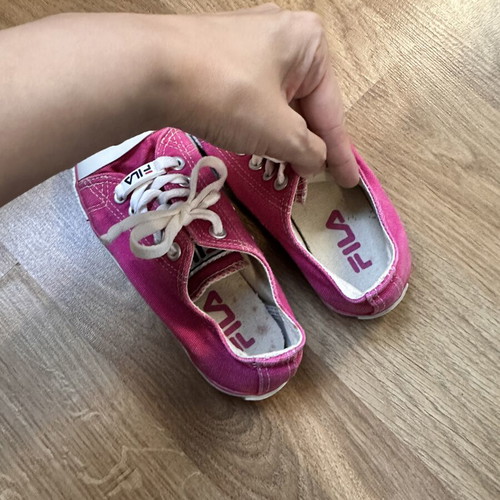 Fila children's fabric sneakers, pink