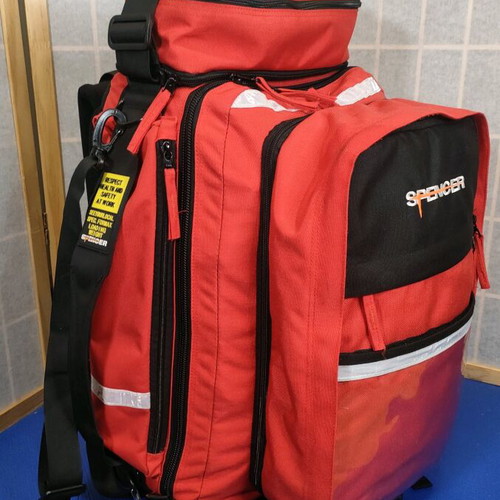 Spencer R-Aid Pro rescue backpack 45L like new with 5 pouches