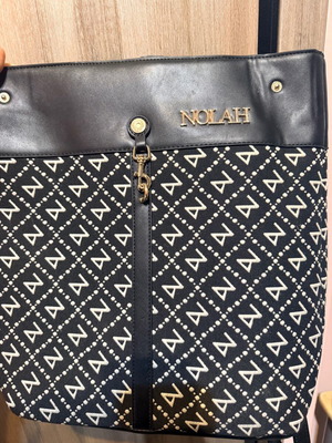 Nolah backpack bag used, white and black