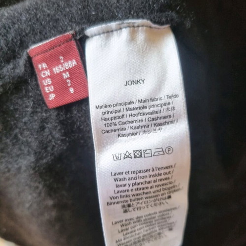 Comptoir des Cottonier κασμιρένια ζακέτα σαν καινούργια, μαύρη, μέγεθος M