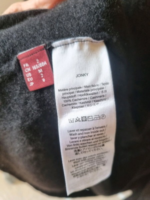 Comptoir des Cottonier κασμιρένια ζακέτα σαν καινούργια, μαύρη, μέγεθος M