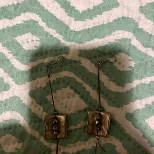 Handmade dangling earrings like new