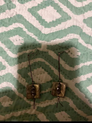 Handmade dangling earrings like new