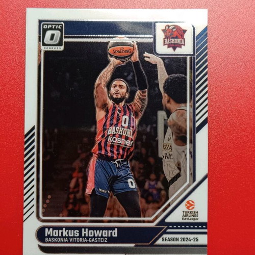 Markus Howard white optic card like new Euroleague