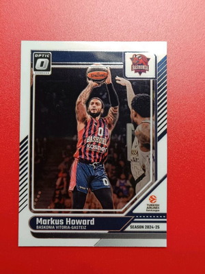 Markus Howard white optic card like new Euroleague