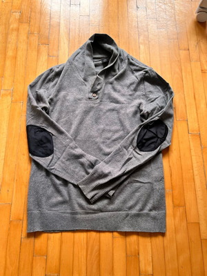 Bershka cotton blouse like new, gray, size M