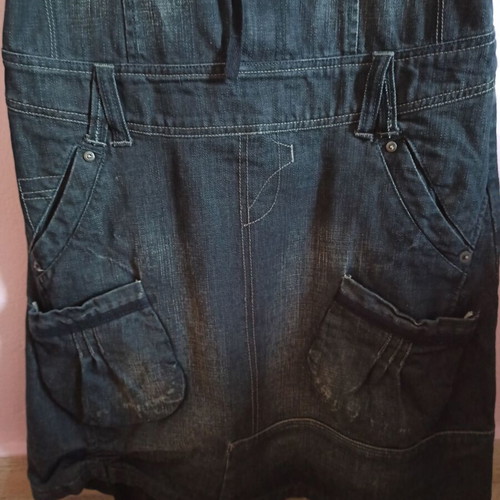 Attrattivo women's denim salopette blue small like new