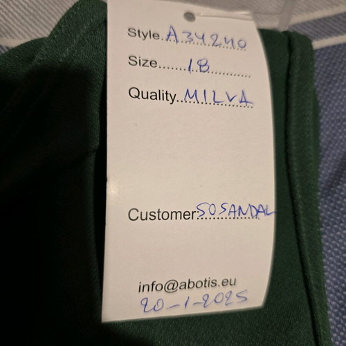 Evening mini dress with one shoulder and pleats, new, green