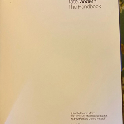 Tate Modern The Handbook art book like new