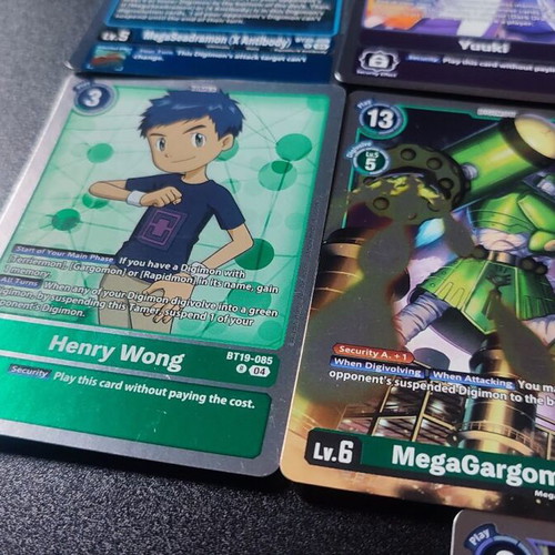 Digimon TCG 17 Rare Foil Cards New
