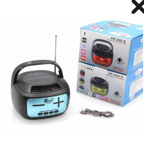 Wireless speaker with radio stereo speaker new