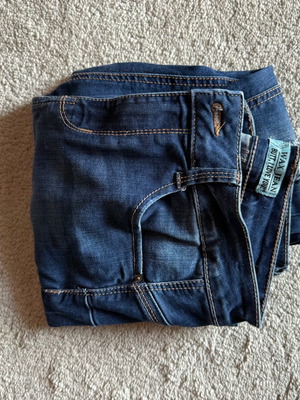 Wax jeans new with lifting effect, size S, blue