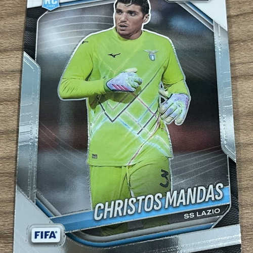 2025-26 Panini Prizm FIFA Soccer RC Christos Mandas card like new