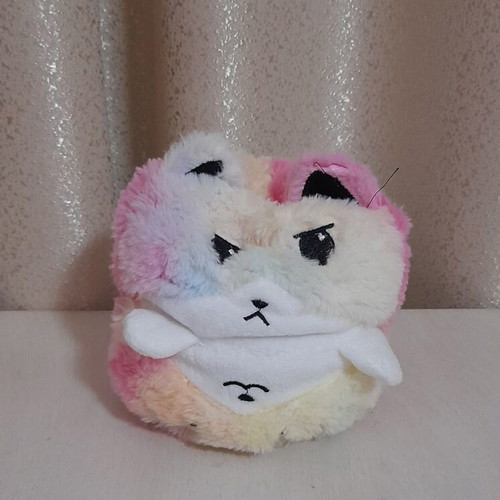 Double Face Plush Cat reversible, like new