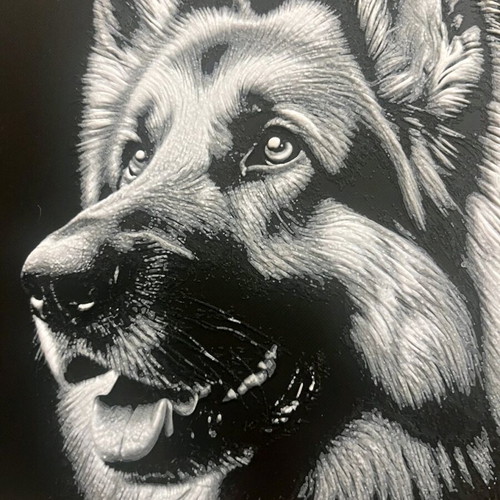3D Print Art German Shepherd design new