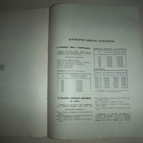Trapeza Kritis two historic editions 1938 and 1955 new