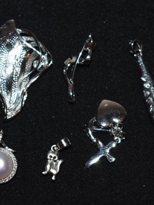 Silver pendants (925) pack of 6 new