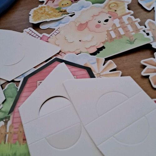 Cards with animals all together