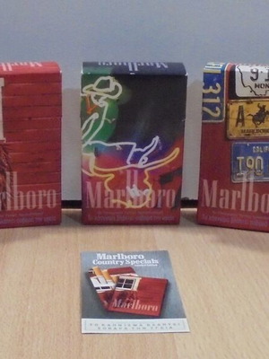 Marlboro Country Specials Limited Edition 5 διαφημιστικά συλλεκτικά πακέτα σαν καινούργιο, άδεια