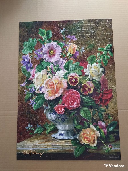  CASTORLAND pazl 500 kommatia louloudia se vazo PUZZLE 500 PIECES FLOWERS IN A VASE