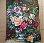  CASTORLAND ΠΑΖΛ 500 ΚΟΜΜΑΤΙΑ ΛΟΥΛΟΥΔΙΑ ΣΕ ΒΑΖΟ PUZZLE 500 PIECES FLOWERS IN A VASE