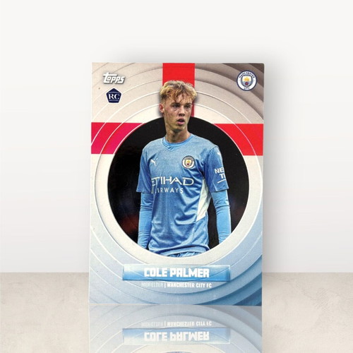 Cole Palmer RC Topps Manchester City FC card like new