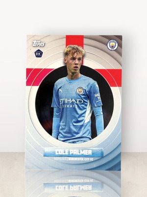 Cole Palmer RC Topps Manchester City FC card like new
