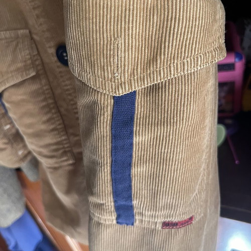 BSB corduroy jacket with blue details