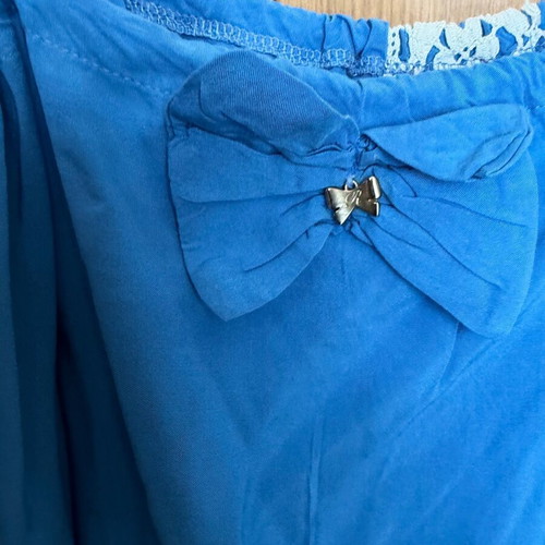 Regalinas blue one-piece like new, size small