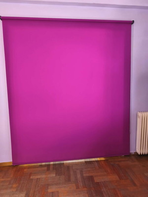 Roller curtains like new, used as room dividers