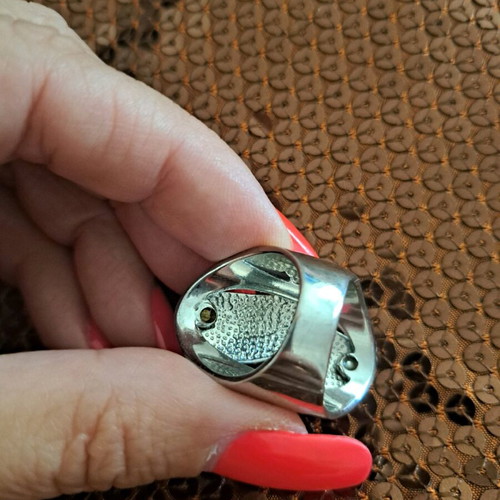 Fo bijoux rings used, set of 4, with slight color wear