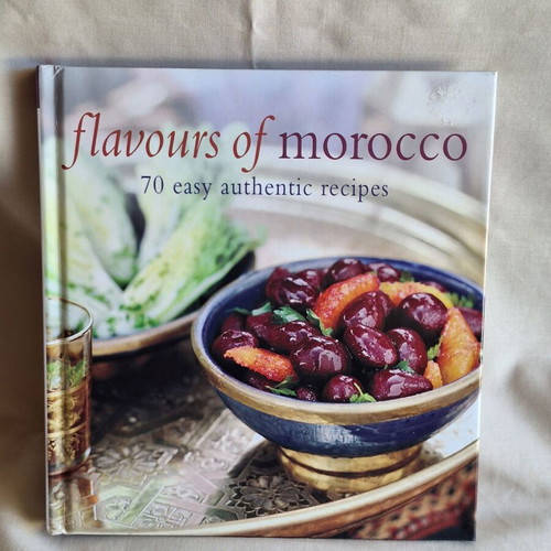 Flavours of Morocco cookbook like new, 70 authentic recipes
