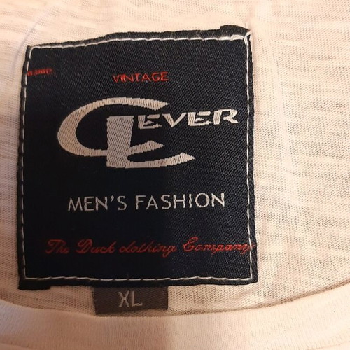 T shirt Clever used, white No XL