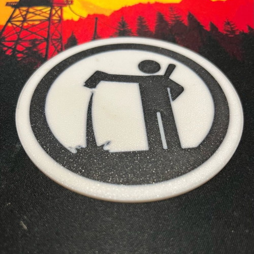 Coasters new 3d printed set of four with any logo