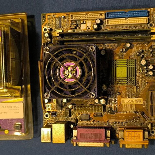 Motherboards used, lot of 9 with CPU, RAM, keyboard and power supplies