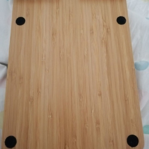 Wooden tablet stand like new with three positions, 26x20 cm