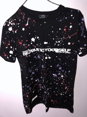 Bershka Black Short-Sleeve T-Shirt XS like new