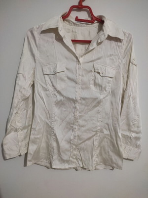 Nara Camicie silk shirt like new, champagne color no S
