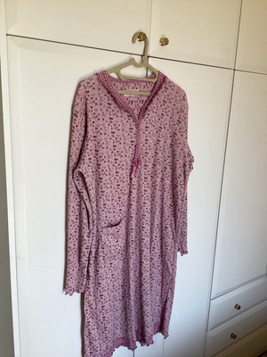 Лилава нощница за бременни и кърмене A-Style, размер L/XL