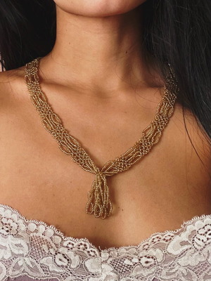 Vintage handmade necklaces set of 2 like new