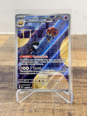Pokemon Team Rocket's Orbeetle 198/182 Destined Rivals NM Card