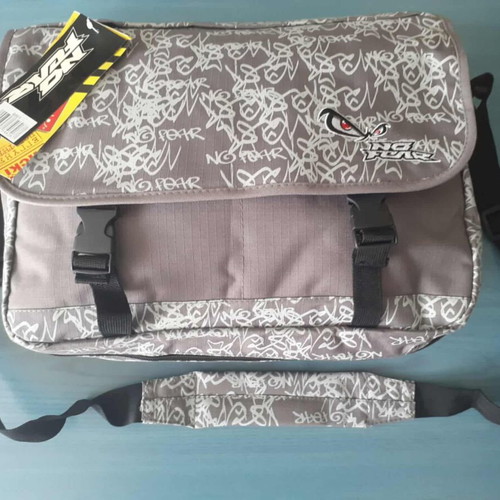 No Fear Unisex Shoulder Bag gray new with wallet gift