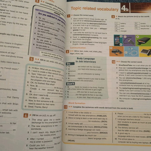 On Screen B1 book like new