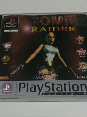 Tomb Raider PS1 Platinum σαν καινούργιο, αγγλικό