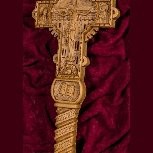 Blessing Cross made of wax, mastic and incense
