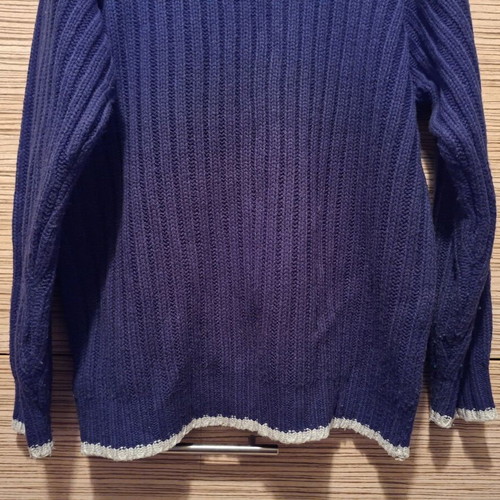 Freeport acrylic pullover Large like new blue