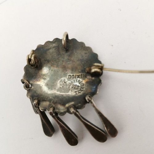 Silver lapel pin used, 1950s vintage