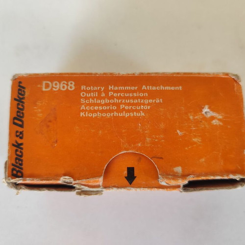 Black & Decker Model D968 Retro Drill Impact Attachment Like New