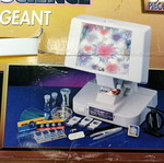 Micro-Science Mega Screen Vintage Educational Microscope Set used