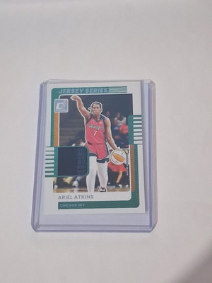 Ariel Atkins patch basketball card Jersey Series